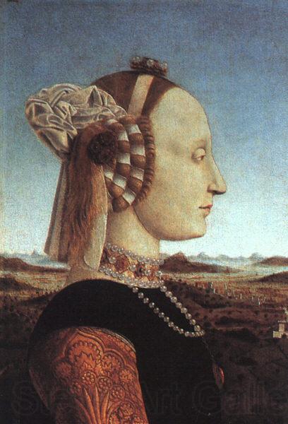 Piero della Francesca The Duchess of Urbino Norge oil painting art